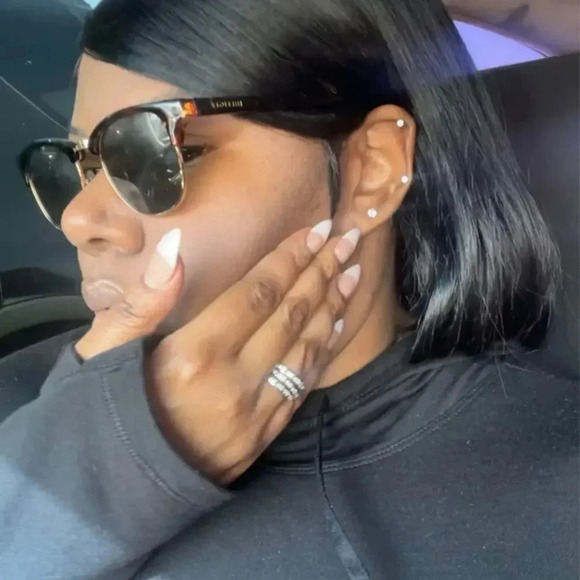 Serpenti Snake Silver Gold Triple Crystal Resizable Ring - Picture 9 of 17